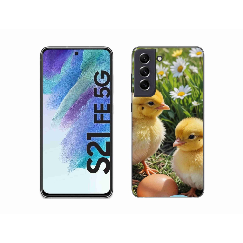 Zselés borítás mmCase Samsung Galaxy S21 FE - csirkékhez