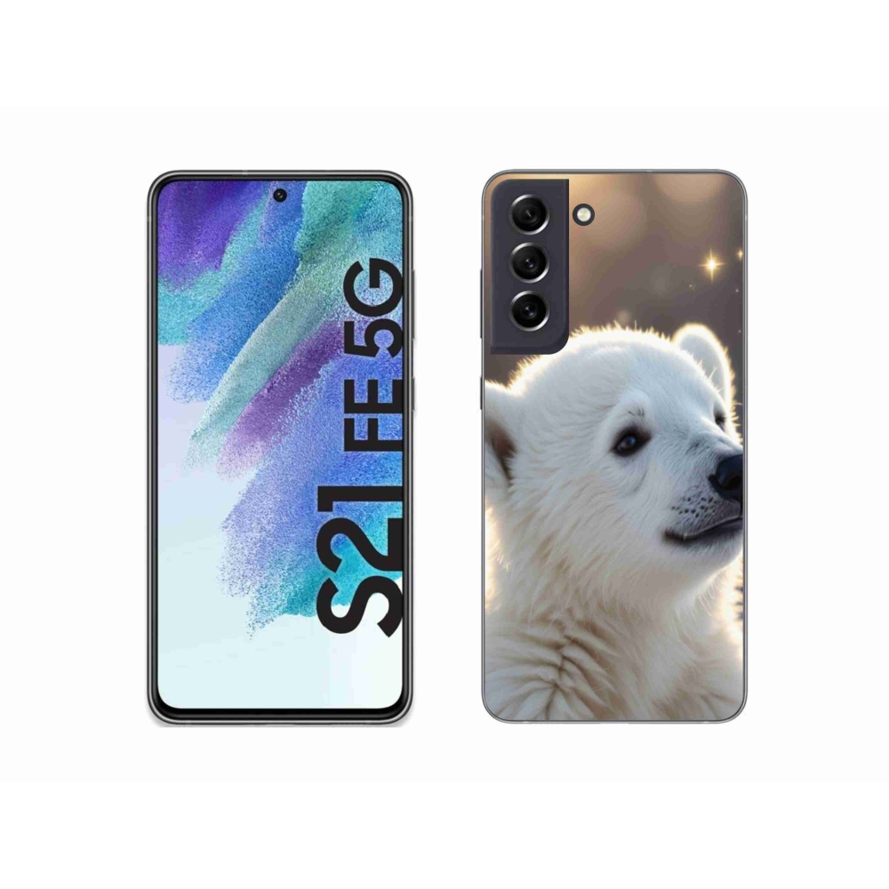 Gél védőhuzat mmCase Samsung Galaxy S21 FE - jegesmedve