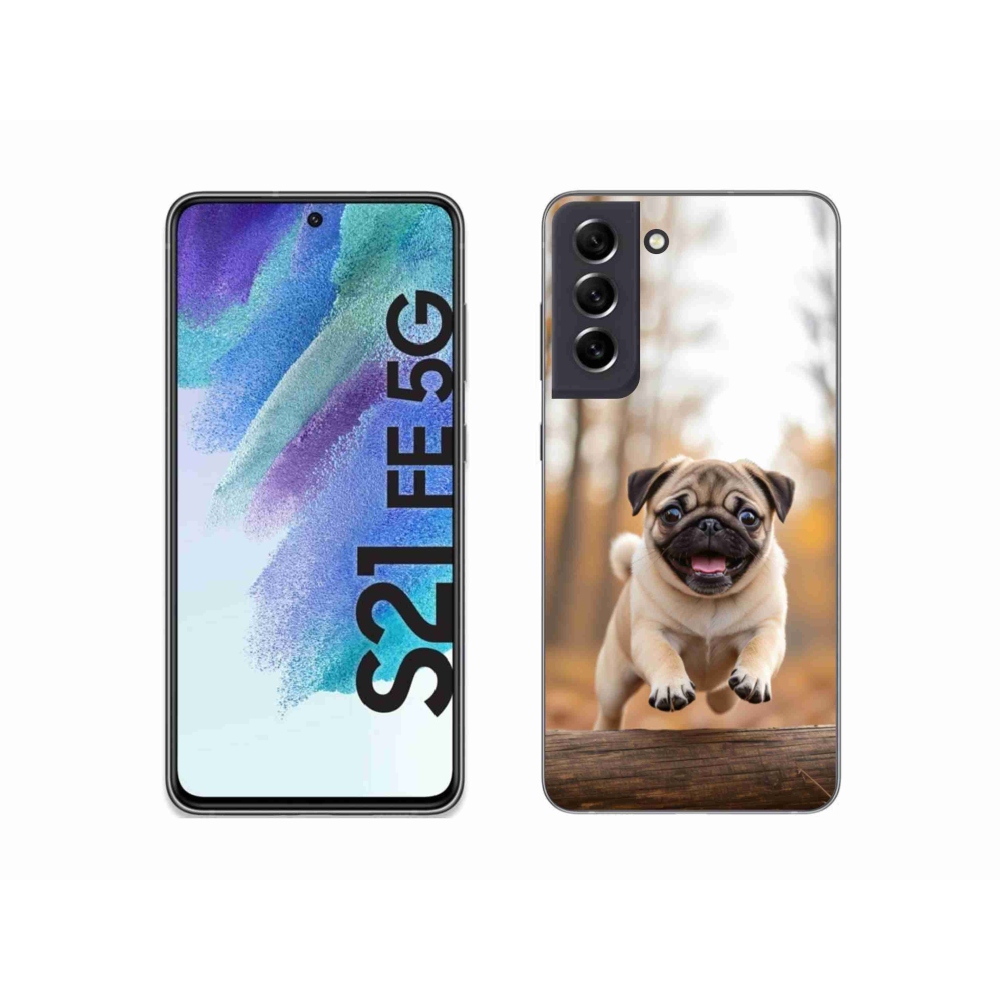 Gél védőhuzat mmCase Samsung Galaxy S21 FE - mopsz 2