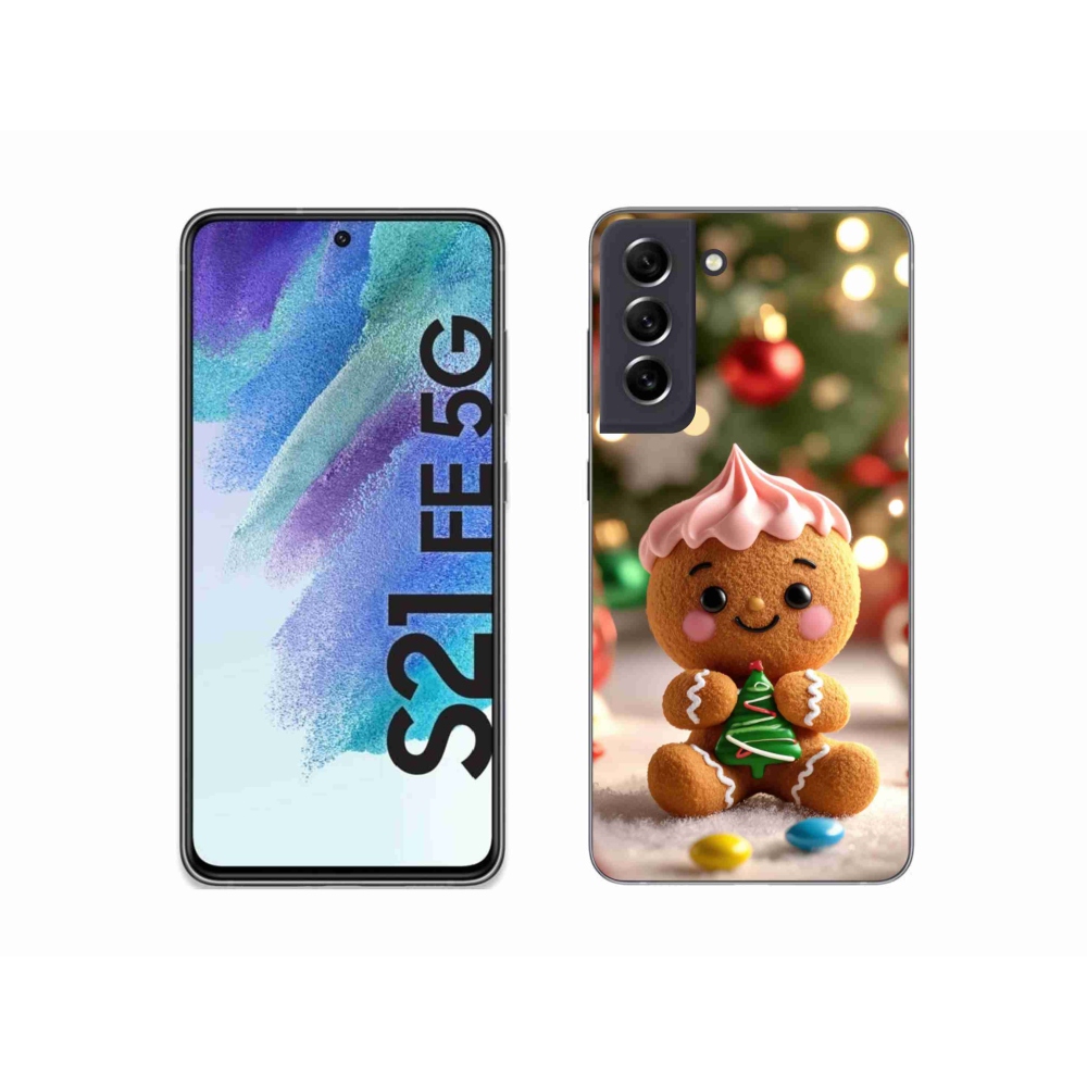 Gél borítás mmCase Samsung Galaxy S21 FE - mézeskalácshoz