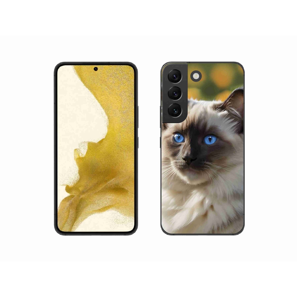 Zselés borítás mmCase Samsung Galaxy S22 5G - fehér rongybaba