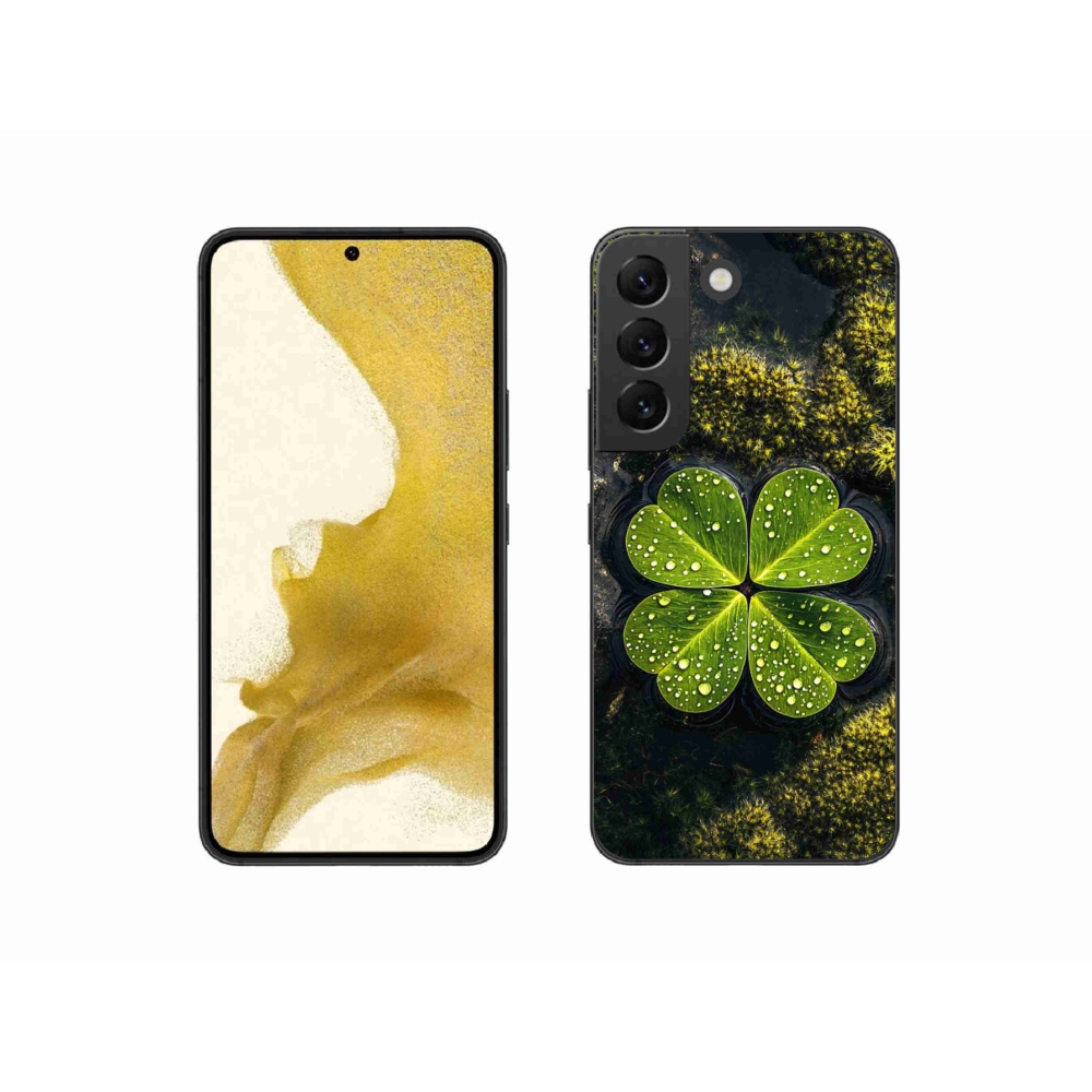 Zselés borítás mmCase Samsung Galaxy S22 5G - négylevelű lóhere