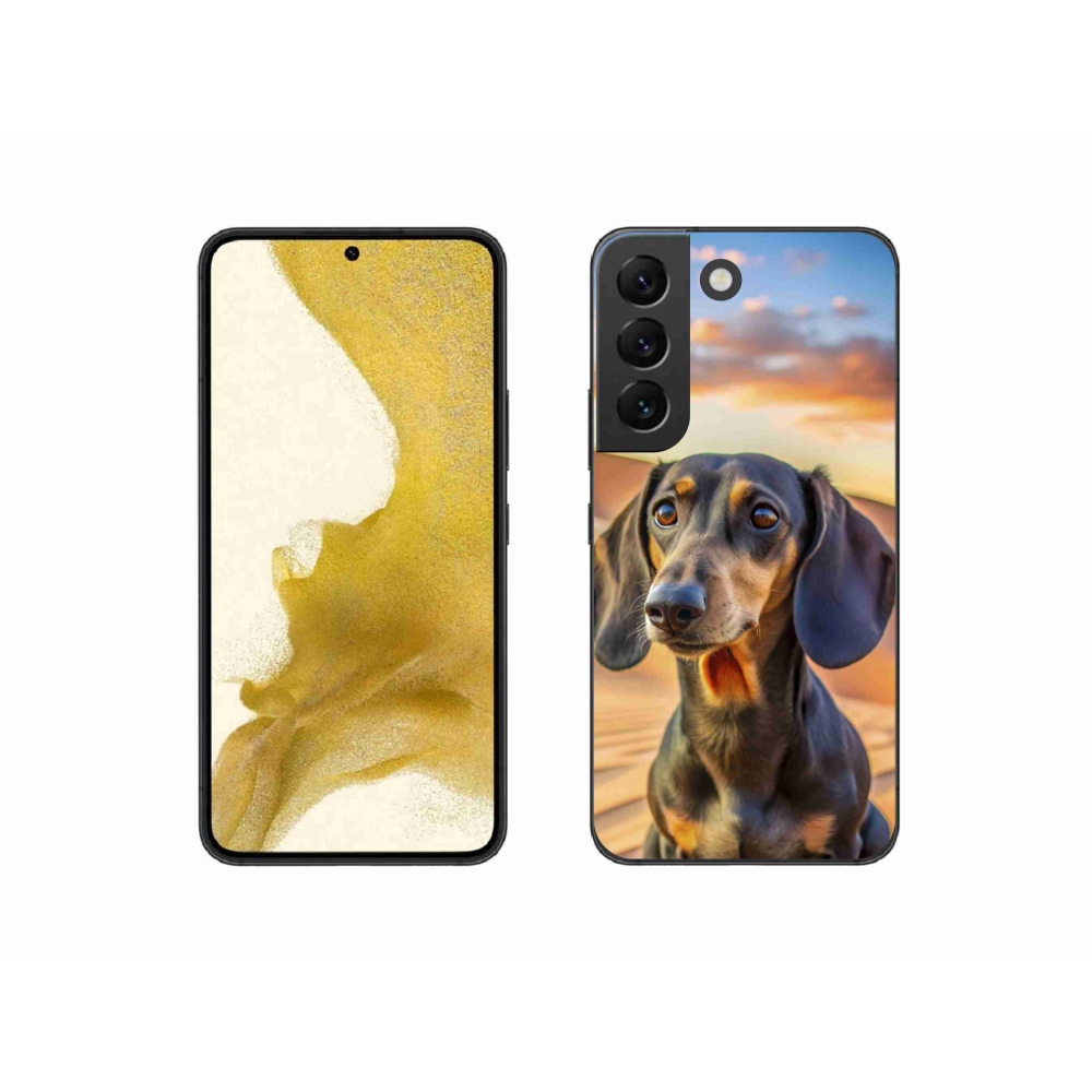 Zselés borítás mmCase Samsung Galaxy S22 5G - tacskó 3