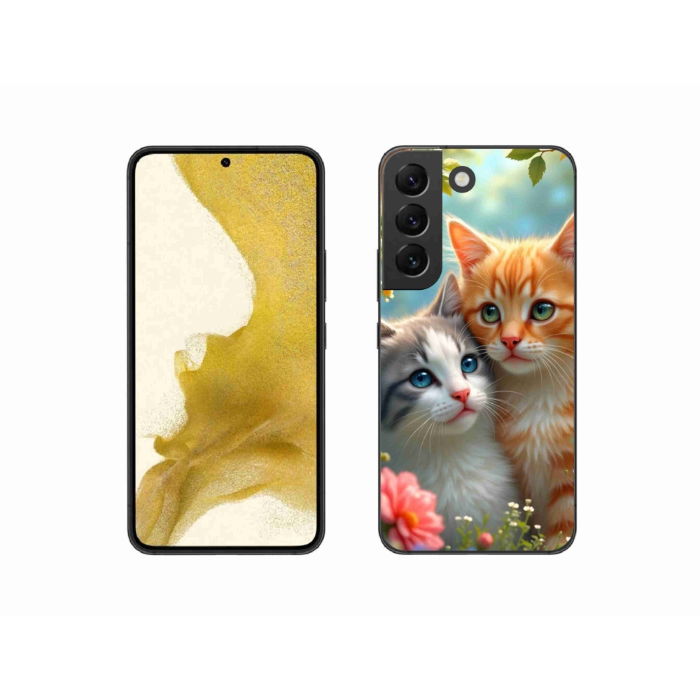 Gél borítás mmCase Samsung Galaxy S22 5G - macskaszerelem 2