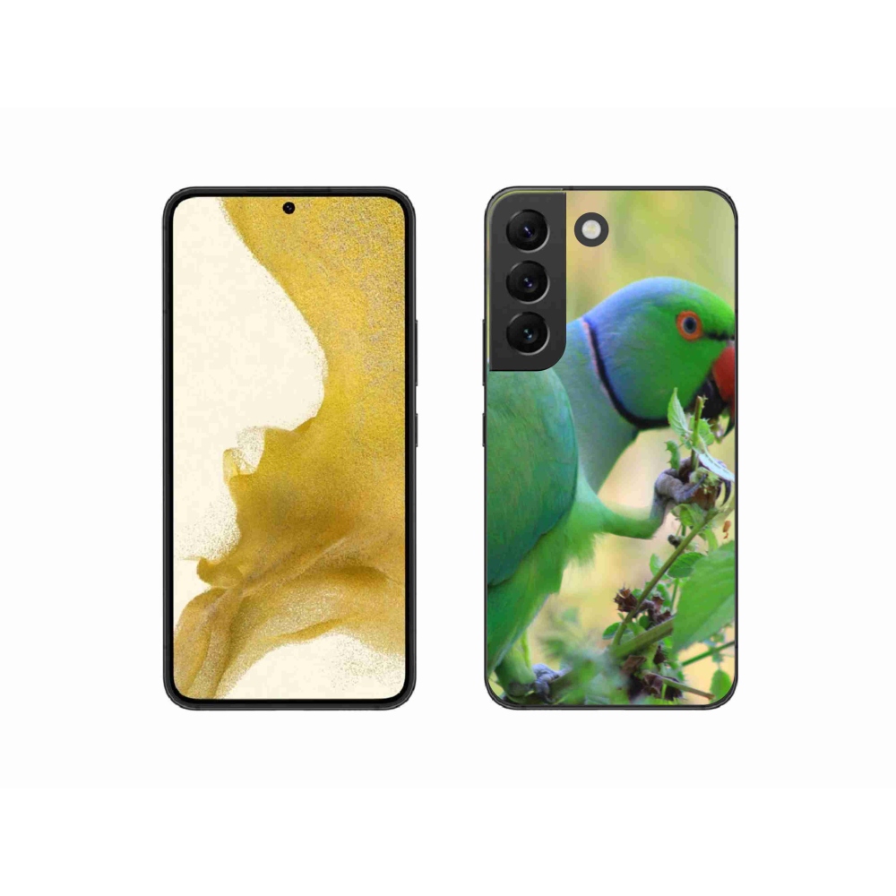 Zselés borítás mmCase Samsung Galaxy S22 5G - papagáj alexandr