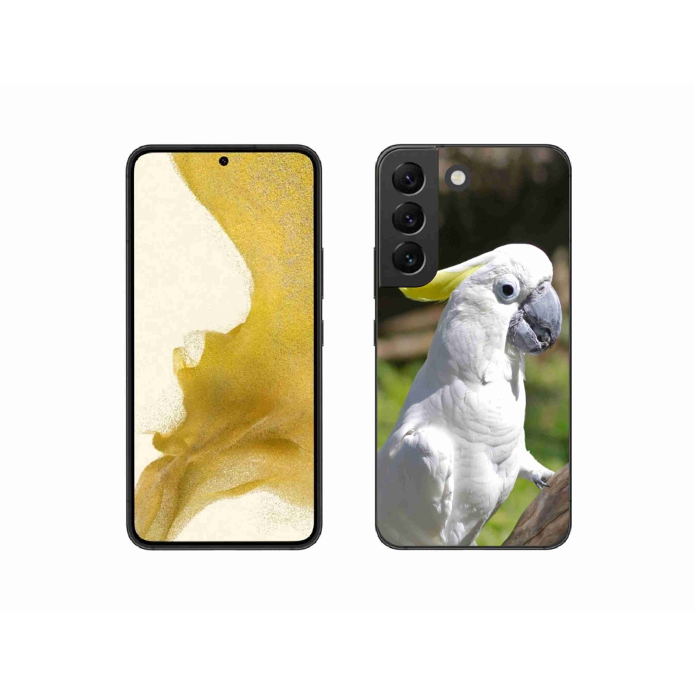 Gél borítás mmCase Samsung Galaxy S22 5G - papagáj kakadu 2