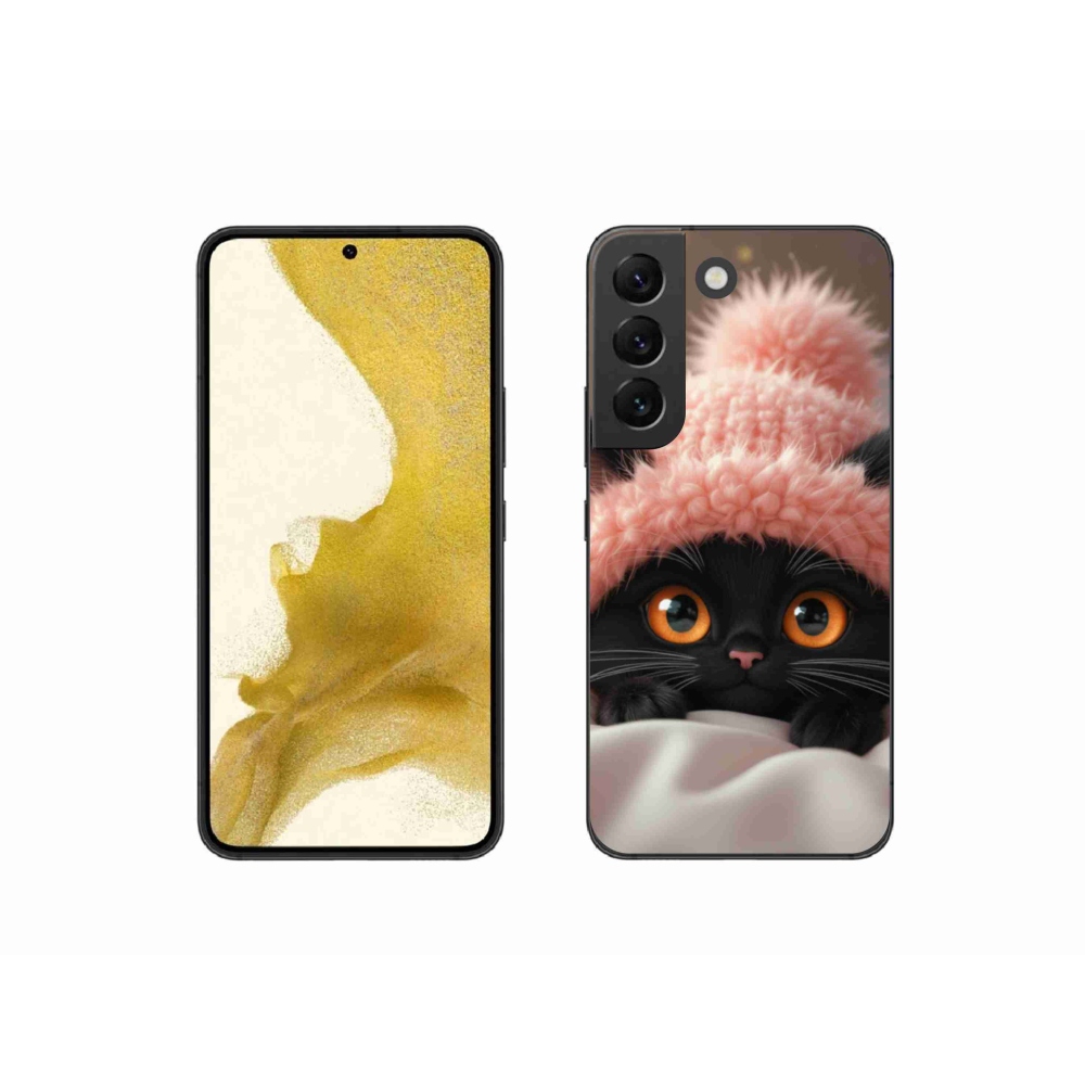 Gél borítás mmCase Samsung Galaxy S22 5G - aranyos cica 7