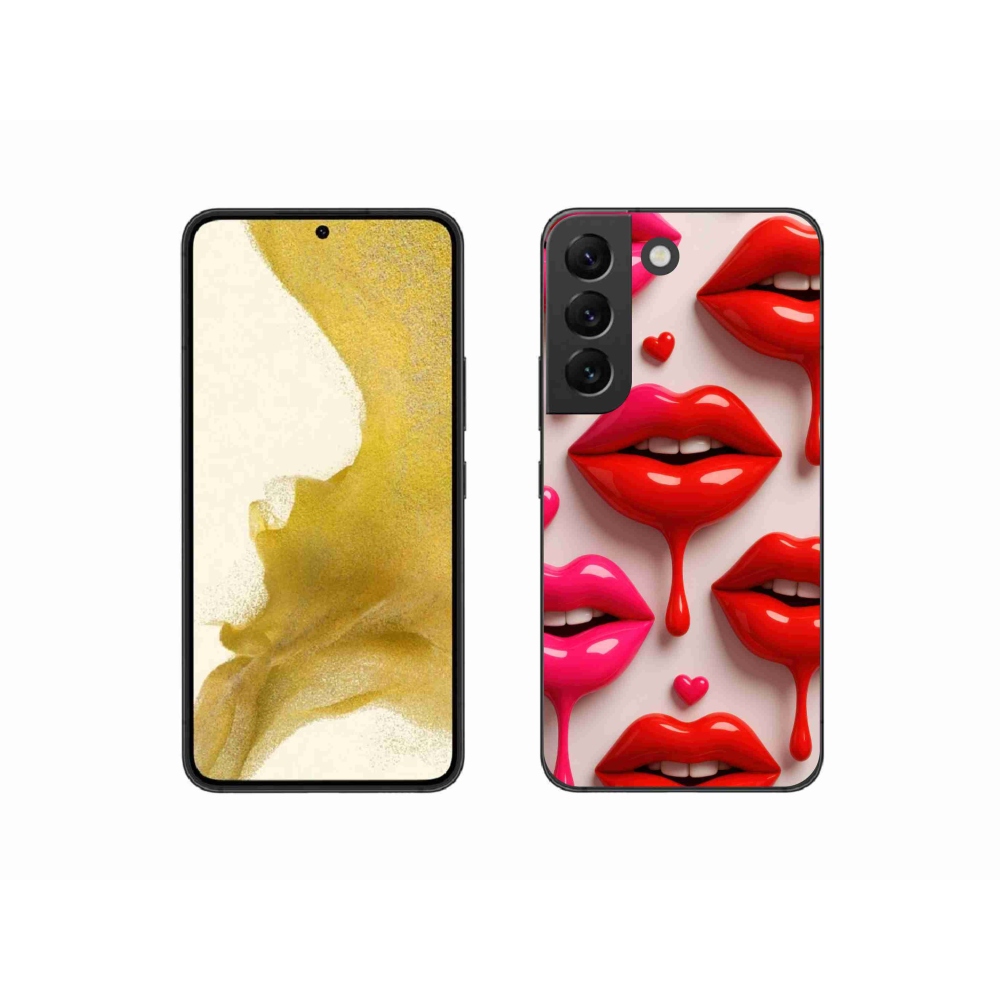 Zselés borítás mmCase Samsung Galaxy S22 5G - ajkak 2