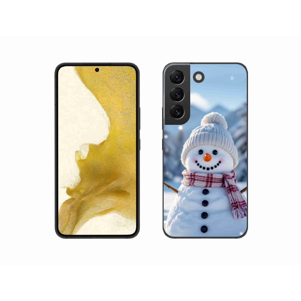 Gél védőhuzat mmCase Samsung Galaxy S22 5G - hóember 3