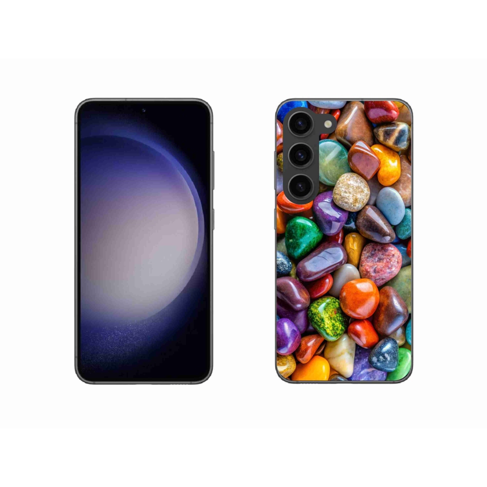 Gél borítás mmCase Samsung Galaxy S23 5G - színes strasszkövekhez