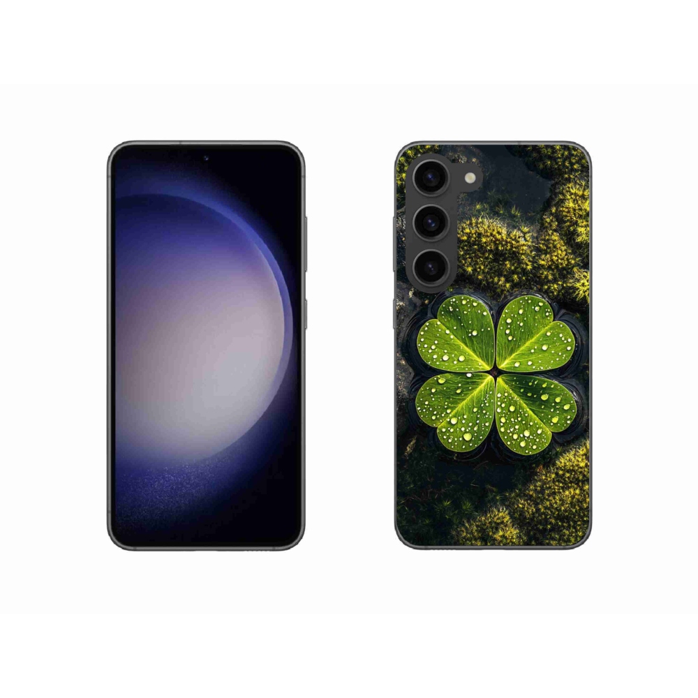 Gél borítás mmCase Samsung Galaxy S23 5G - négylevelű lóhere