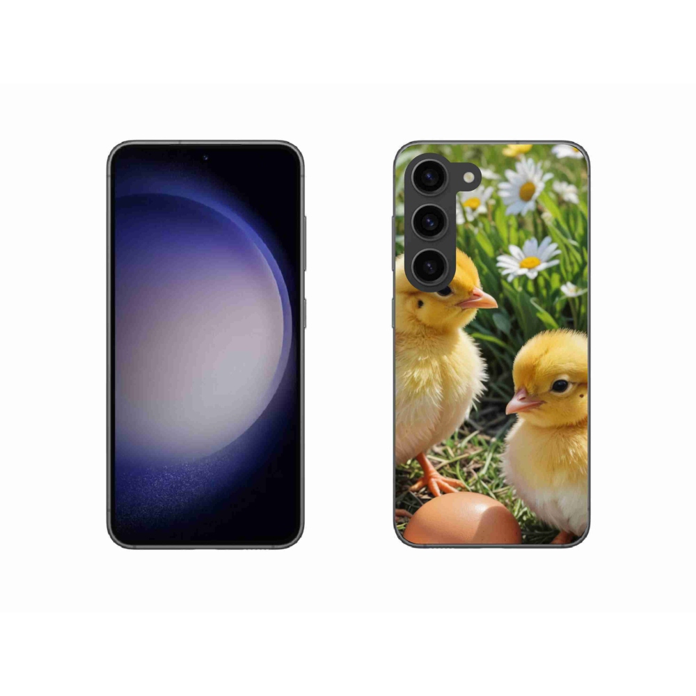 Zselés borítás mmCase Samsung Galaxy S23 5G - csirkékhez