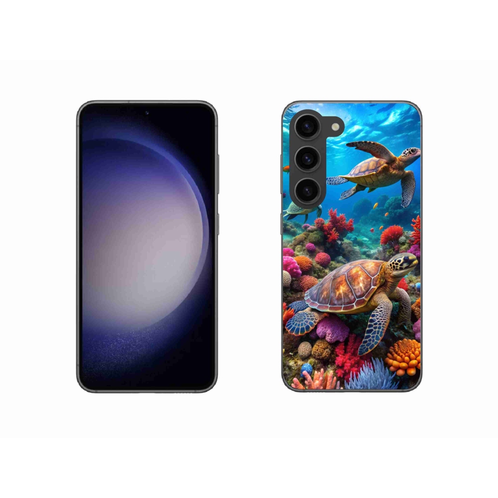 Zselés borítás mmCase Samsung Galaxy S23 5G - Sea World 2