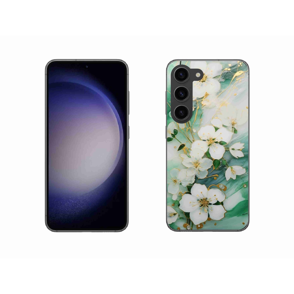 Gél borítás mmCase Samsung Galaxy S23 5G - finom virágok