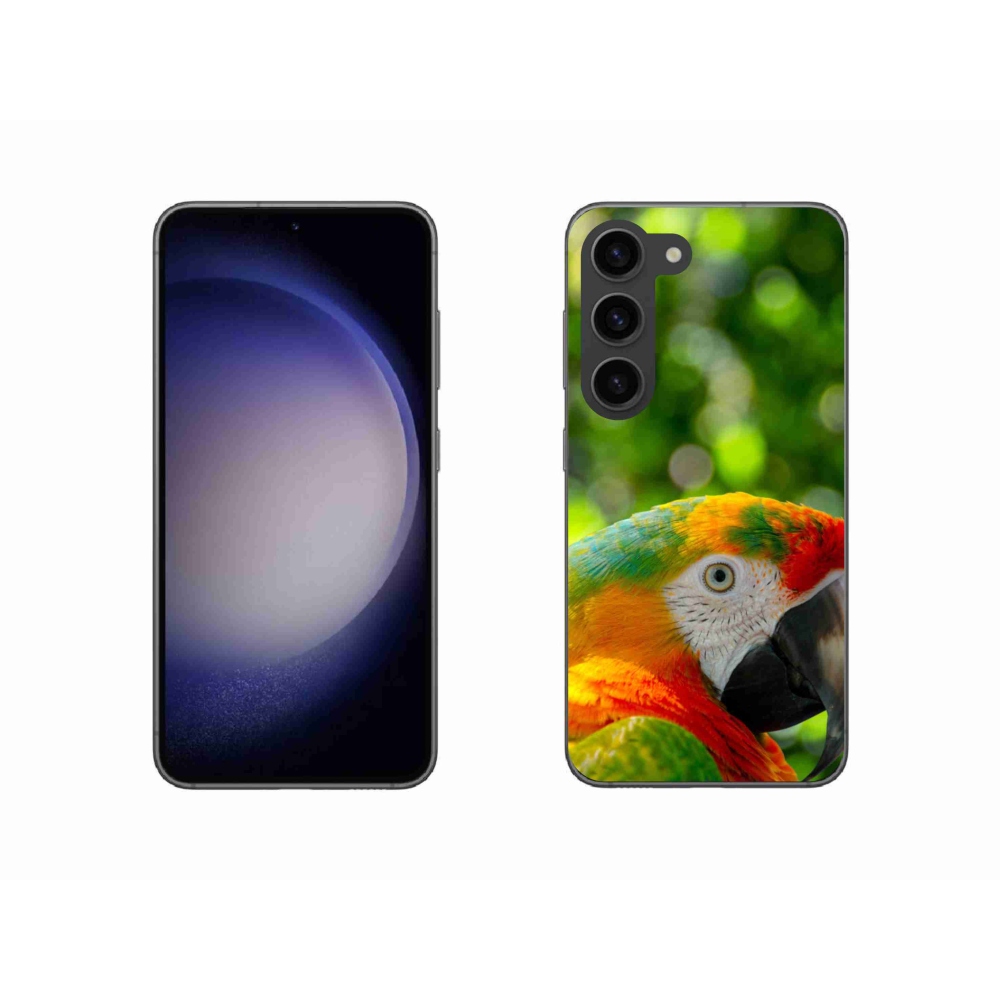 Gél borítás mmCase Samsung Galaxy S23 5G - papagáj ara 3