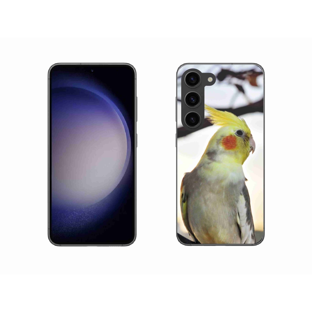 Gél borítás mmCase Samsung Galaxy S23 5G - papagáj korela