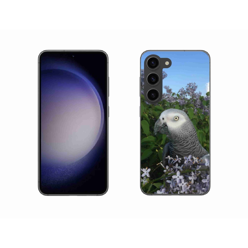 Gél borítás mmCase Samsung Galaxy S23 5G készülékhez - papagáj jacco