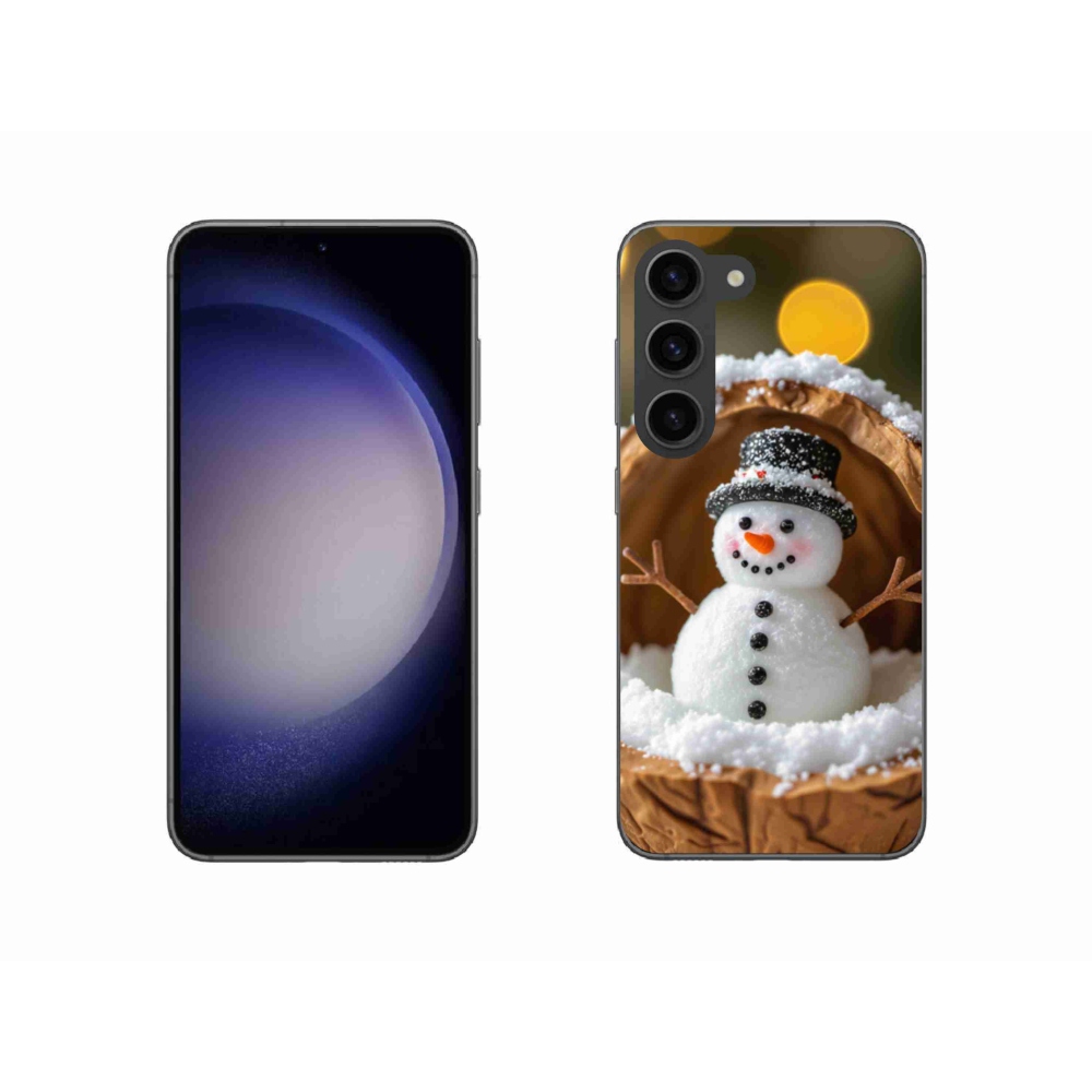 Gél borítás mmCase Samsung Galaxy S23 5G - hóember 4