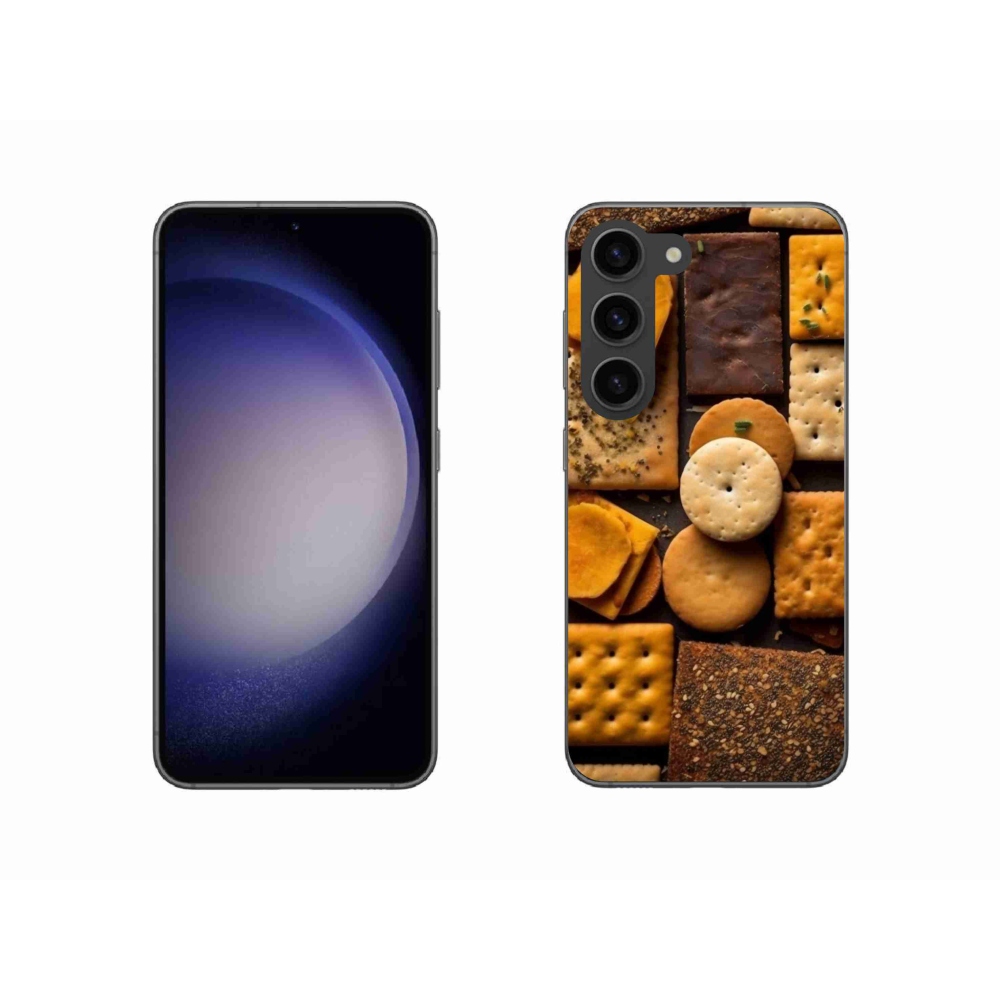 Zselés borítás mmCase Samsung Galaxy S23 5G - kekszek