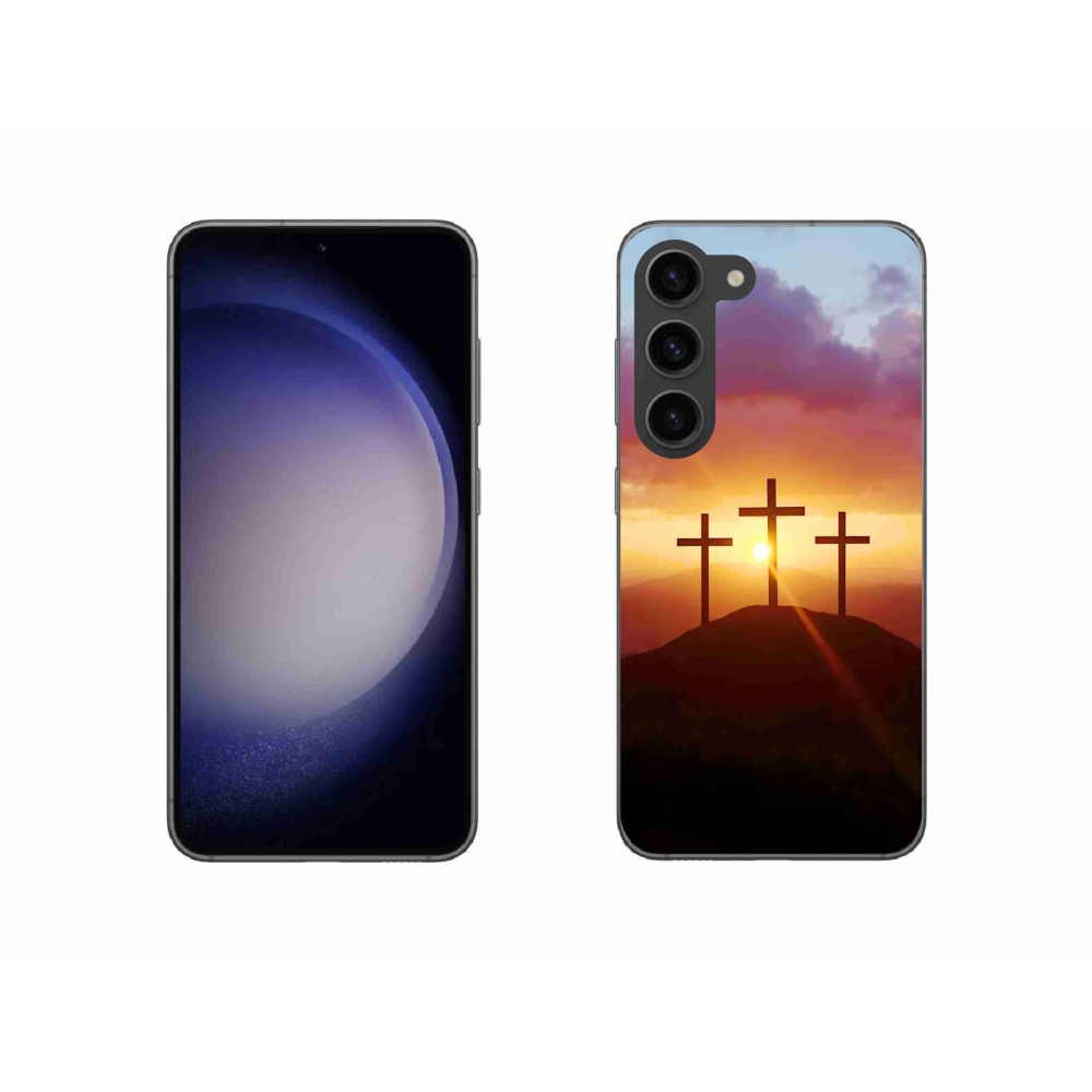 Gél borítás mmCase Samsung Galaxy S23 5G - három kereszt