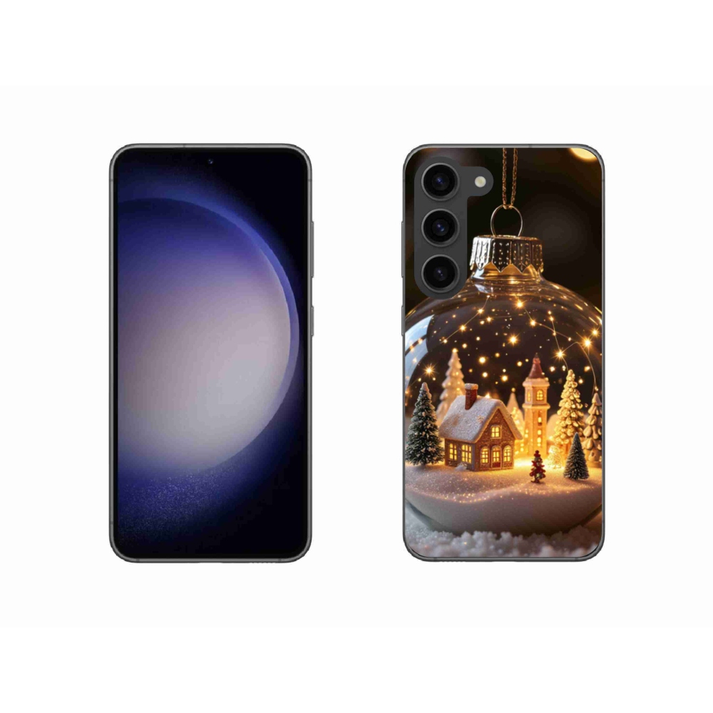 Gél borító mmCase Samsung Galaxy S23 5G - Karácsonyi gömbök 3