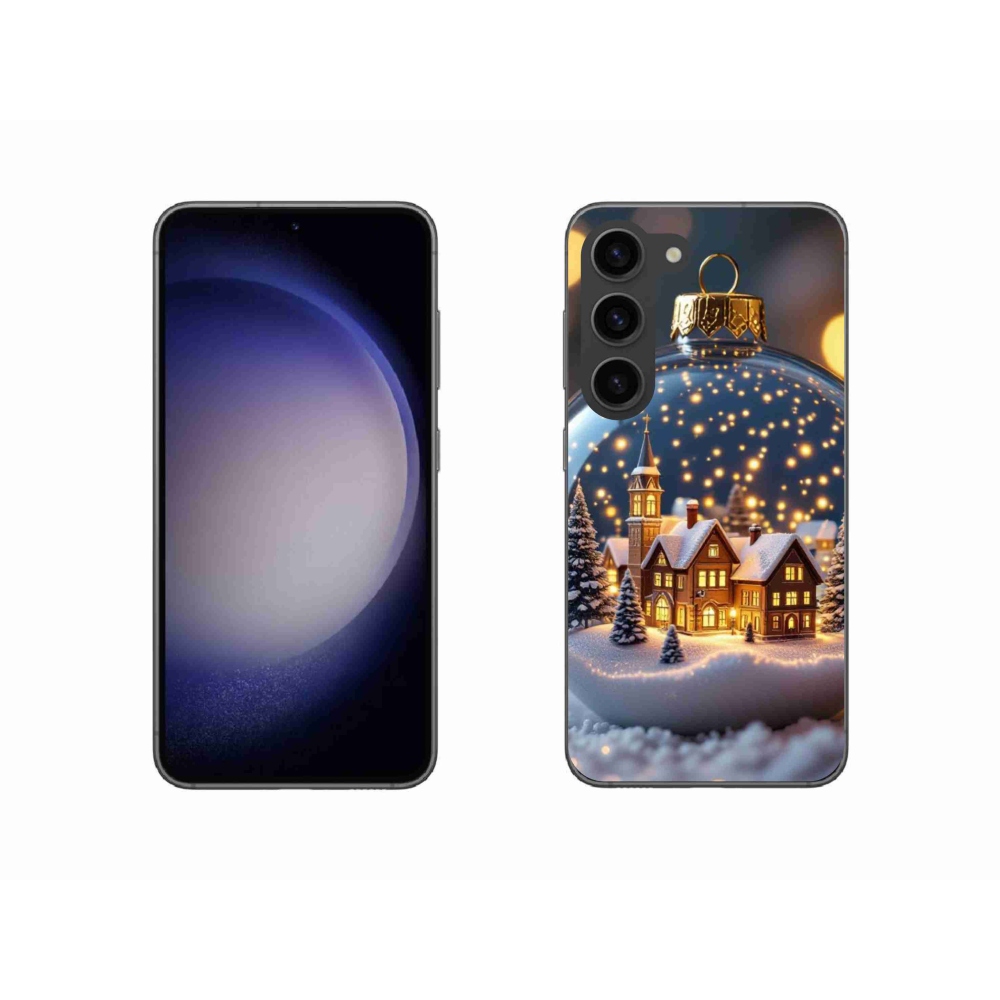 Gél borító mmCase Samsung Galaxy S23 5G - Karácsonyi gömbök 4