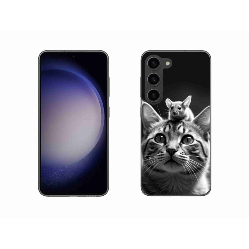 Gél borítás mmCase Samsung Galaxy S23 5G - állatbarátság 2