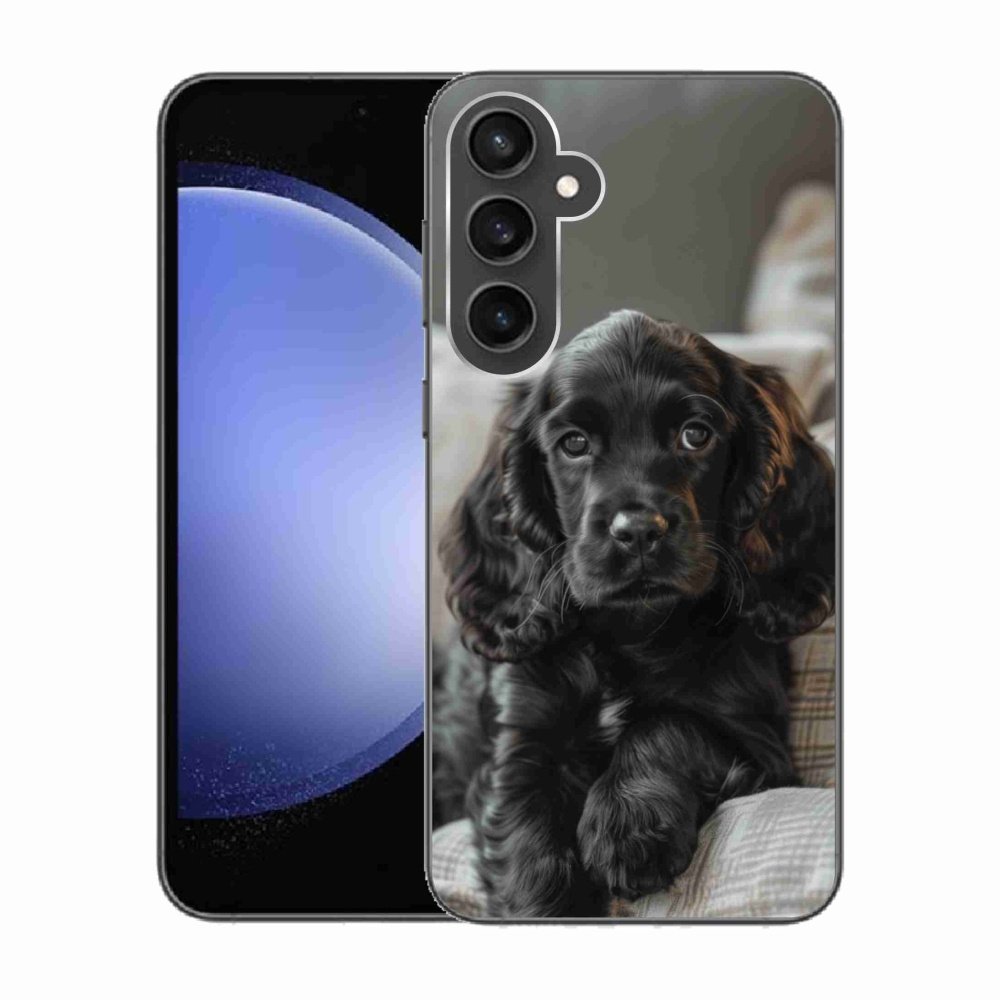 Zselés borítás mmCase Samsung Galaxy S23 FE - Angol Cocker Spanielhez