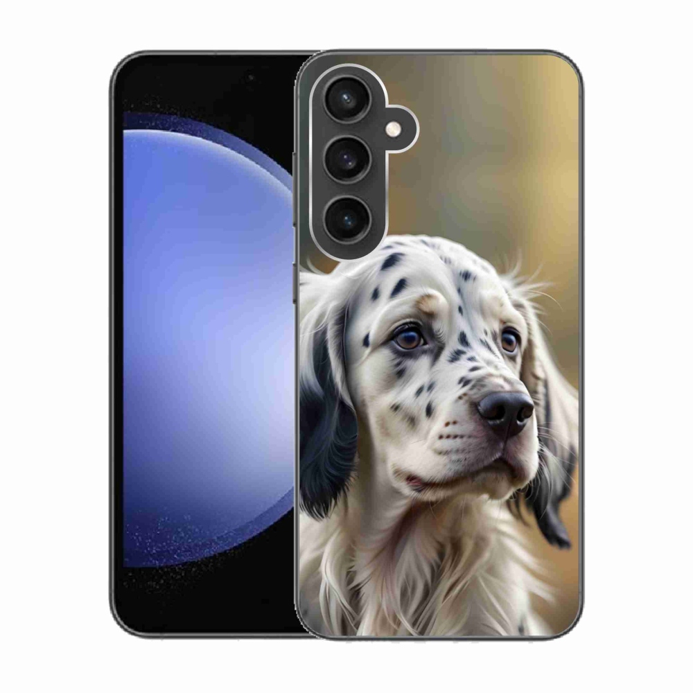Zselés borítás mmCase Samsung Galaxy S23 FE készülékhez - English Setter