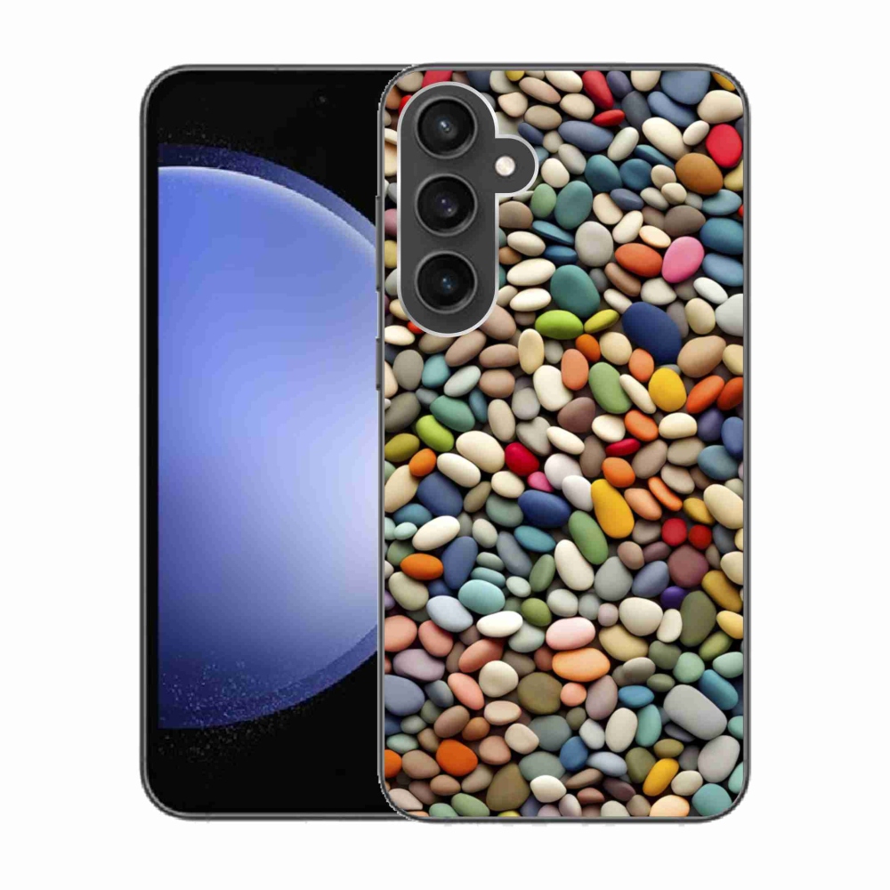 Zselés borítás mmCase Samsung Galaxy S23 FE - színes strasszkövek 2