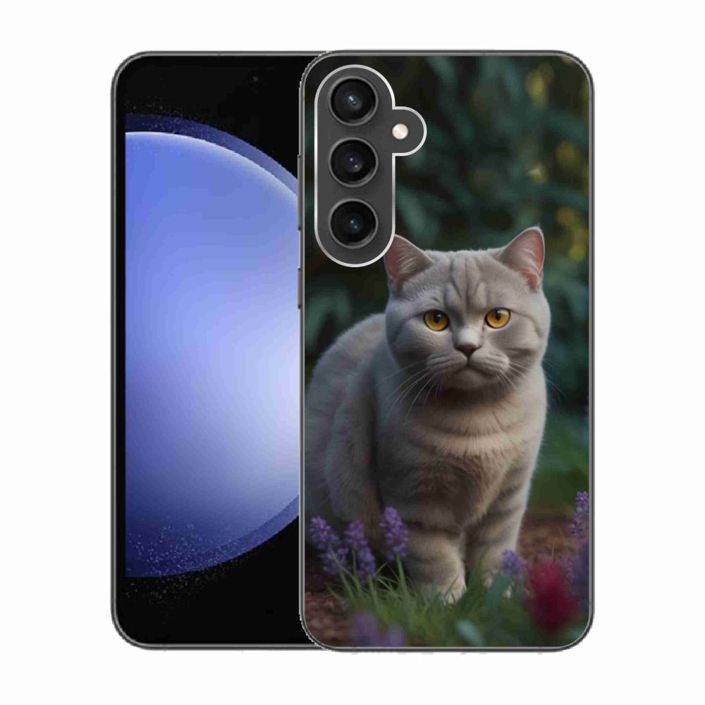 Zselés borítás mmCase Samsung Galaxy S23 FE - brit macska