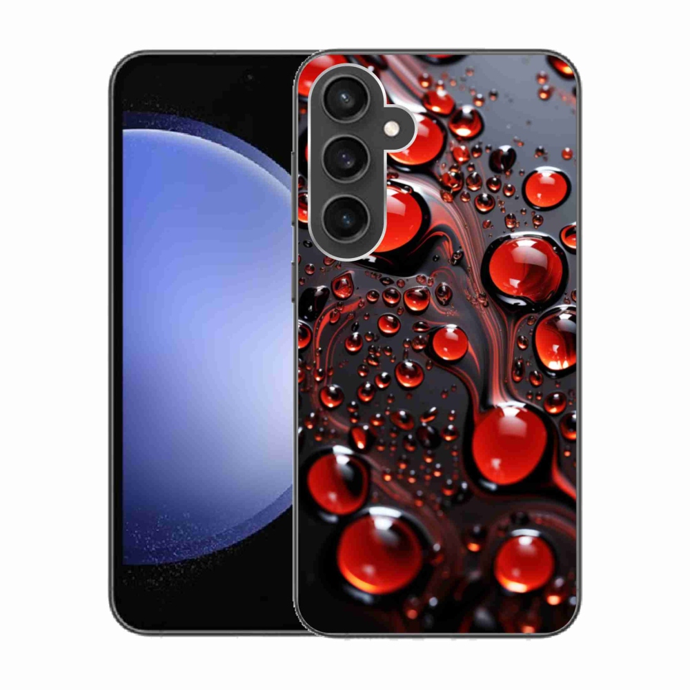 Gél védőhuzat mmCase Samsung Galaxy S23 FE - piros csepp 2