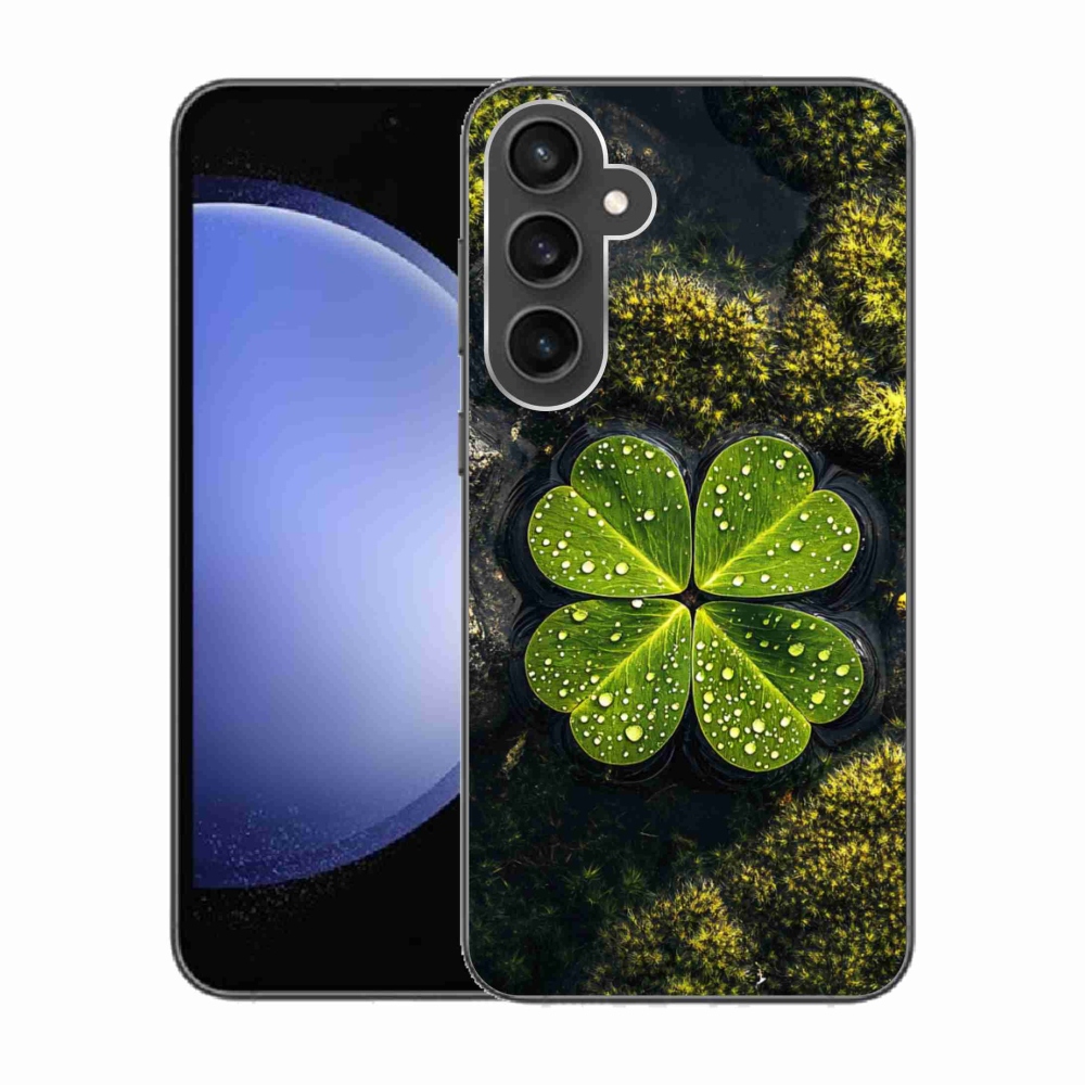 Gél borítás mmCase Samsung Galaxy S23 FE készülékhez - négylevelű lóhere