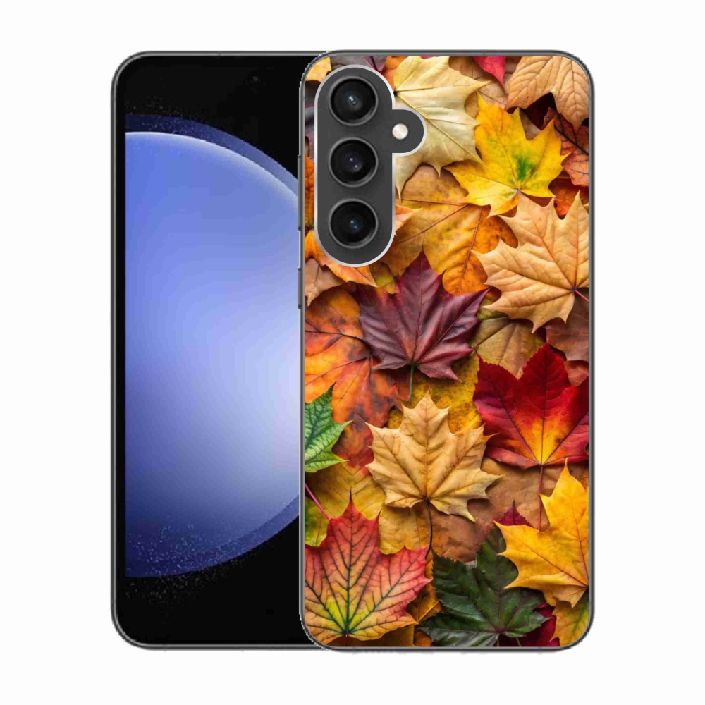 Zselés borítás mmCase Samsung Galaxy S23 FE - juharlevelek 2