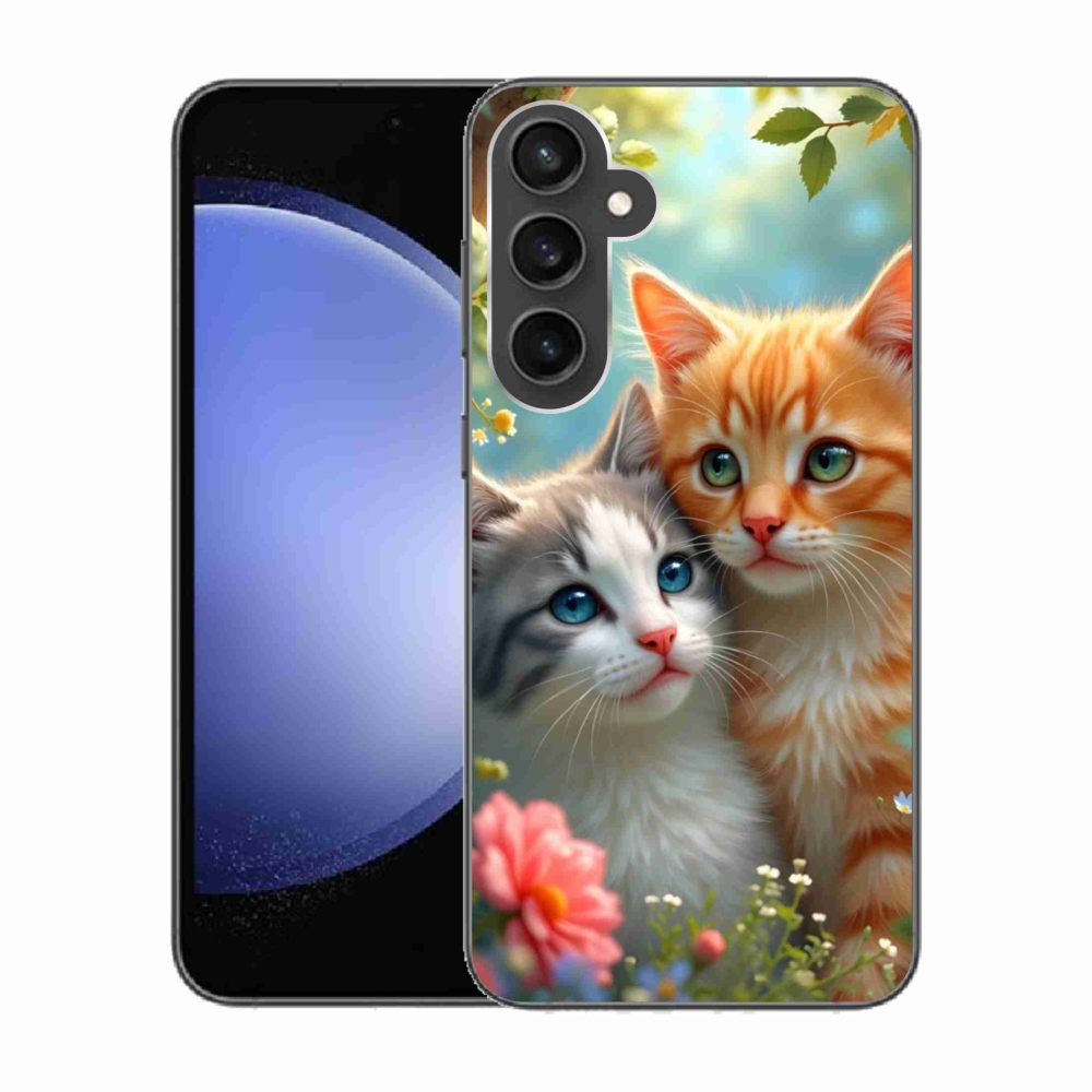 Gél borítás mmCase Samsung Galaxy S23 FE - macskaszerelem 2