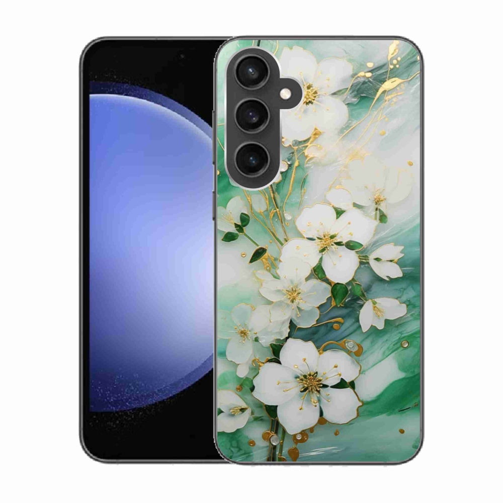 Gél borítás mmCase Samsung Galaxy S23 FE - finom virágok