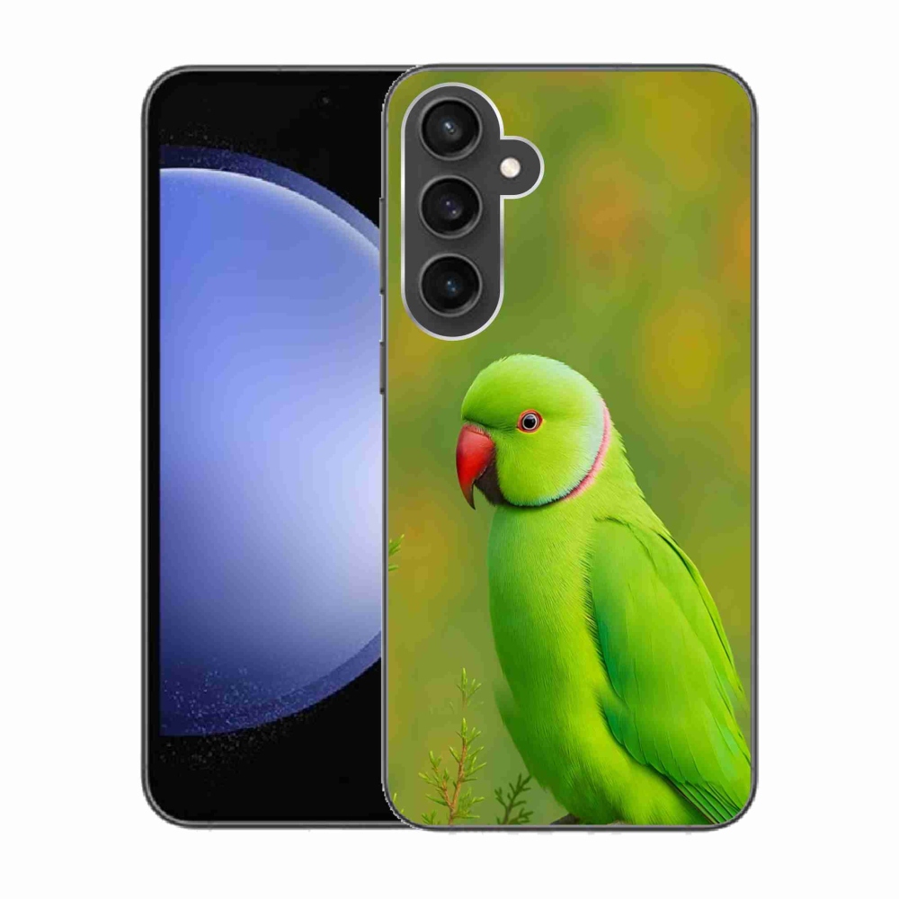 Zselés borítás mmCase Samsung Galaxy S23 FE - papagáj alexandr 2