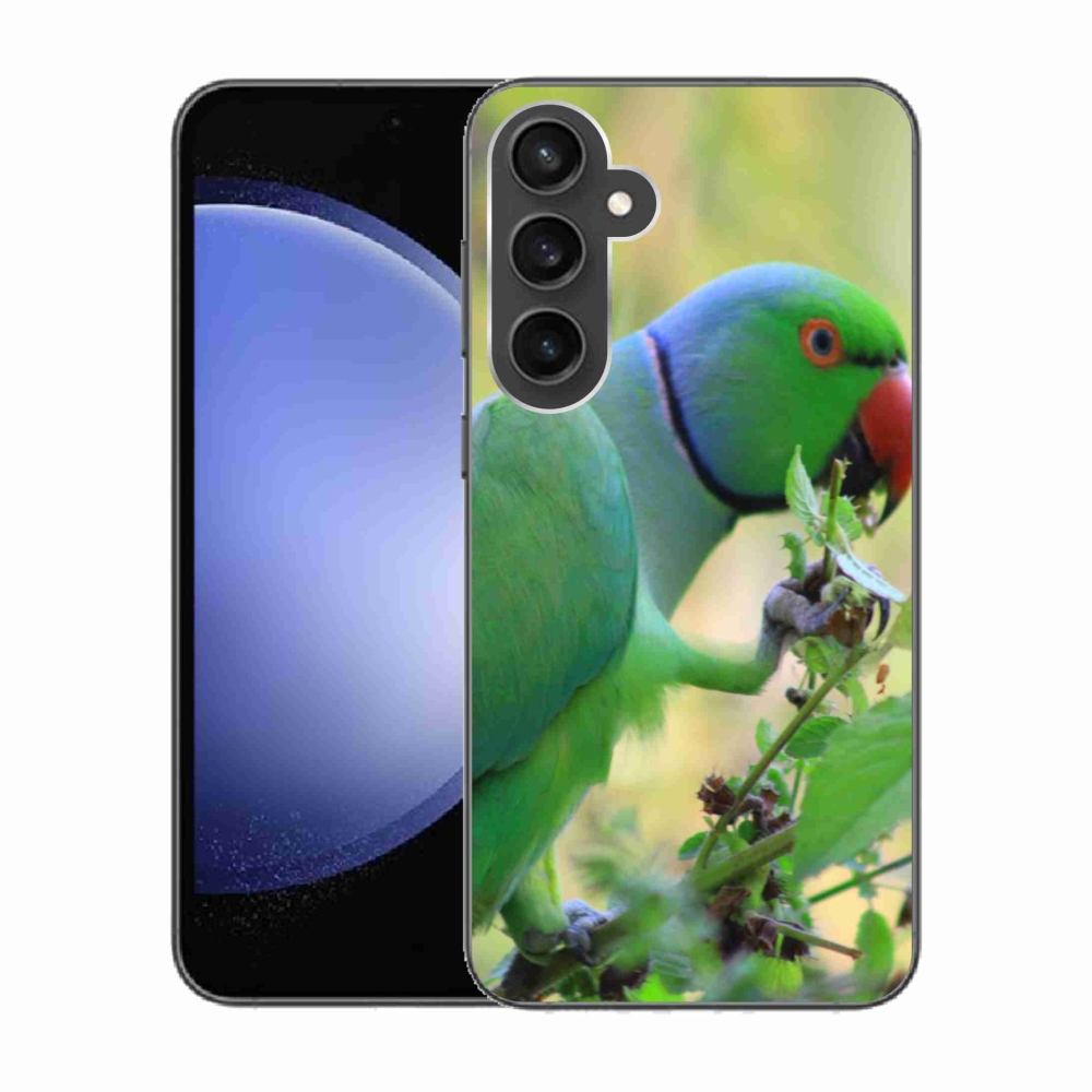 Gél borítás mmCase Samsung Galaxy S23 FE készülékhez - papagáj alexandr