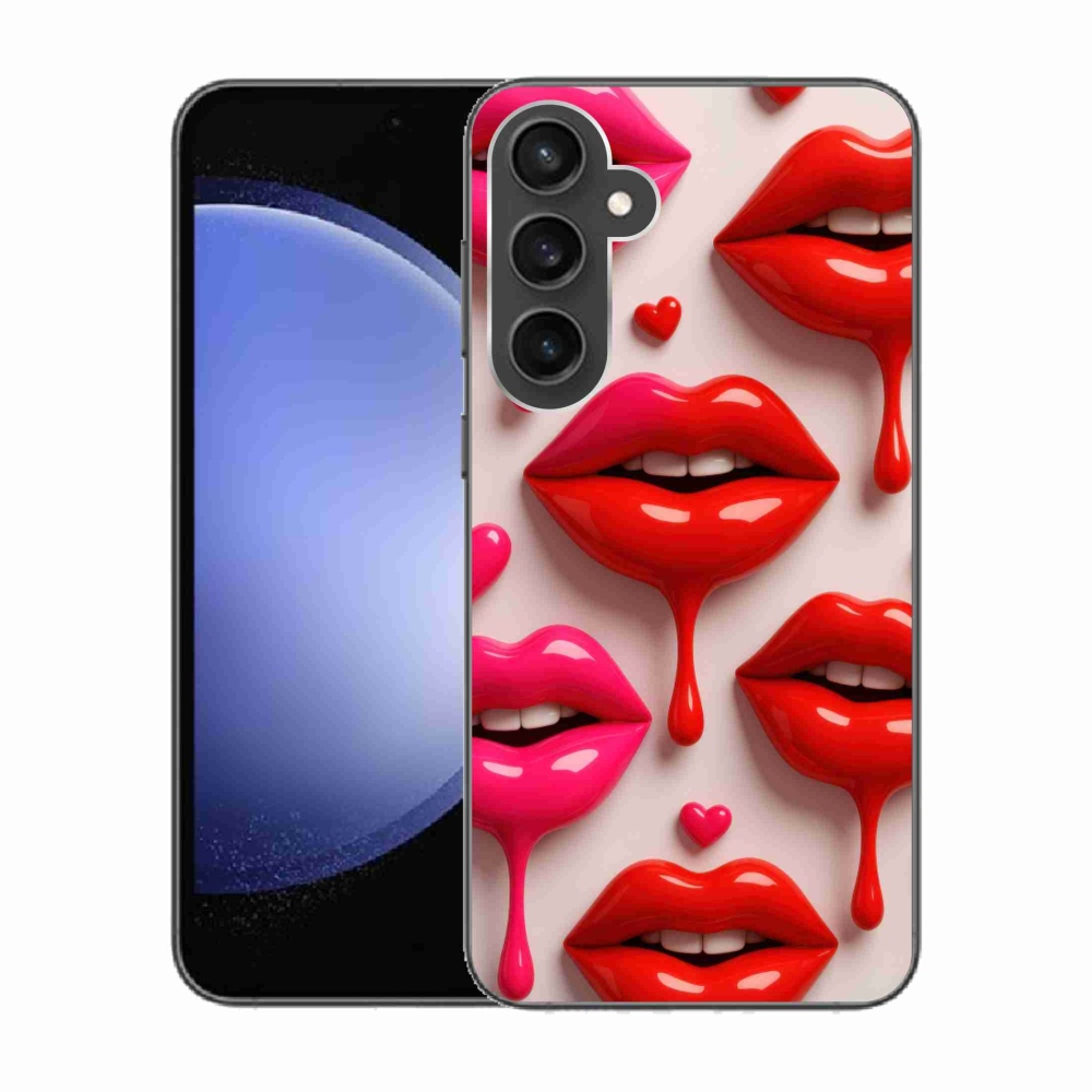 Gél védőburkolat mmCase Samsung Galaxy S23 FE - ajkak 2