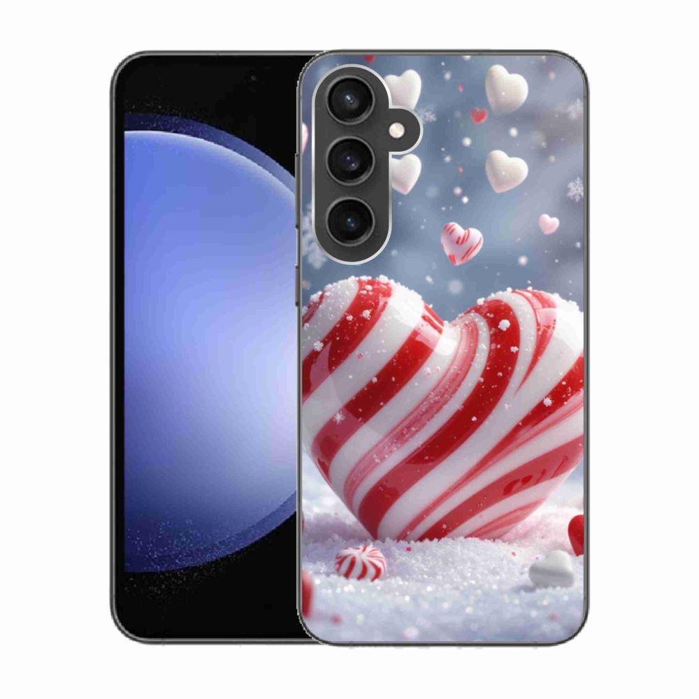 Gél borítás mmCase Samsung Galaxy S23 FE készülékhez - édes szívecske