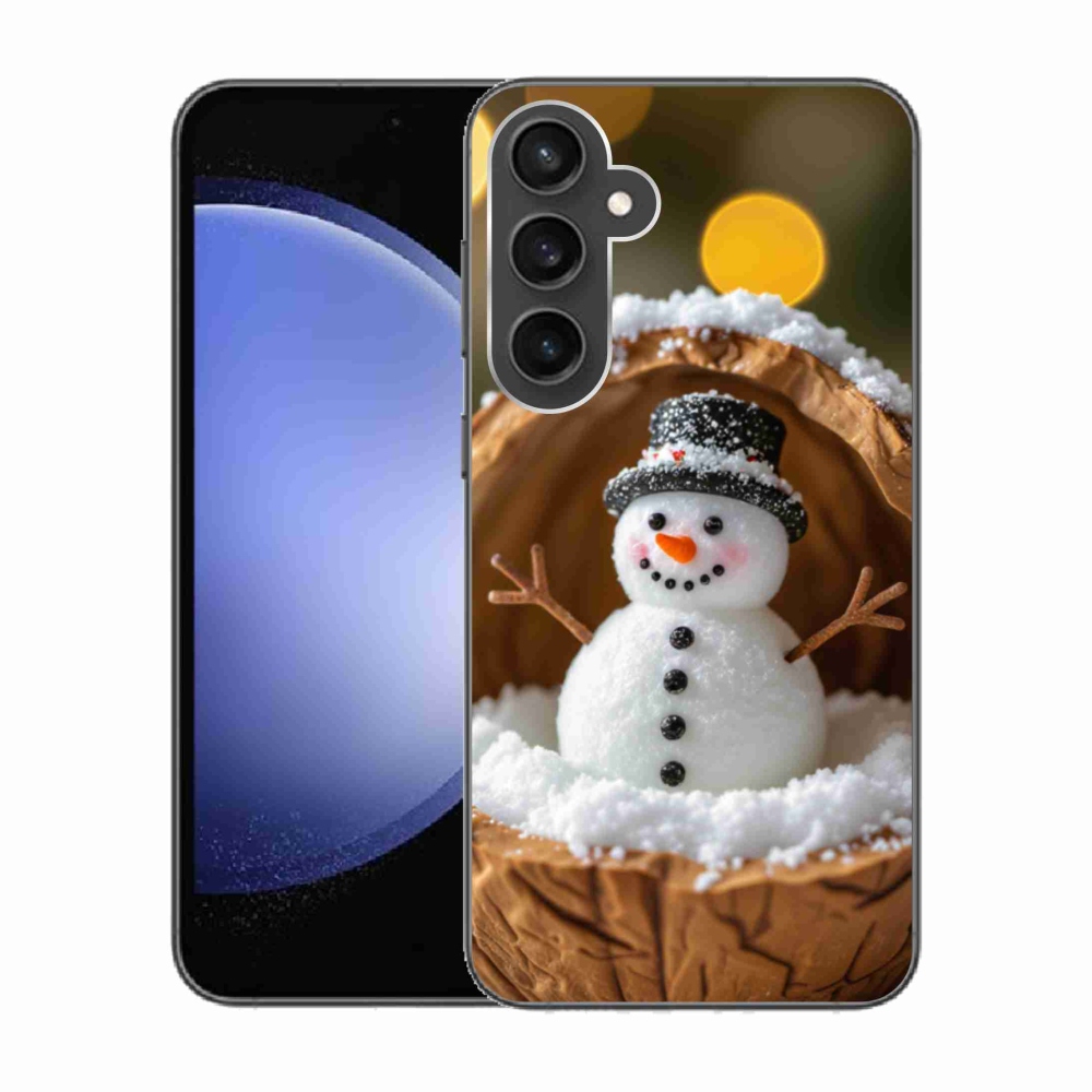 Gél borítás mmCase Samsung Galaxy S23 FE - hóember 4