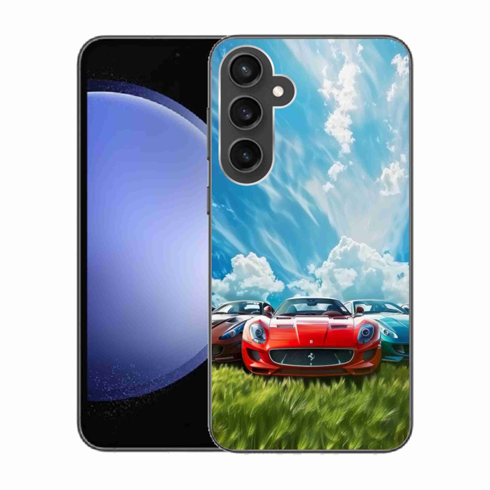 Zselés borítás mmCase Samsung Galaxy S23 FE - sportkocsikhoz