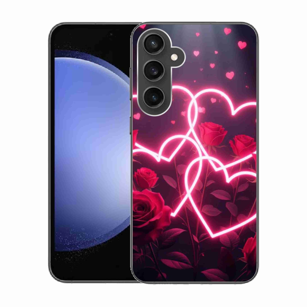 Gél borítás mmCase Samsung Galaxy S23 FE készülékhez - szerelem szíve