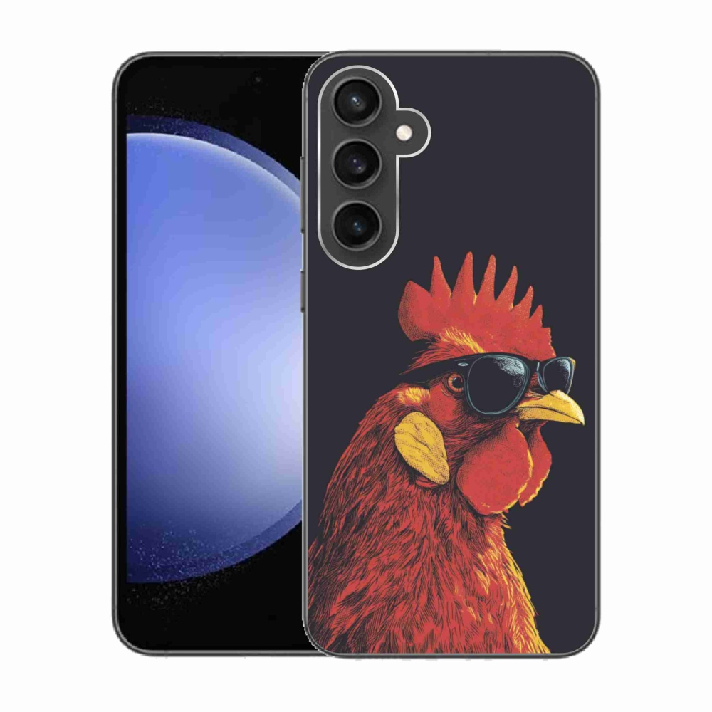 Gél borítás mmCase Samsung Galaxy S23 FE készülékhez - stílusos kakas