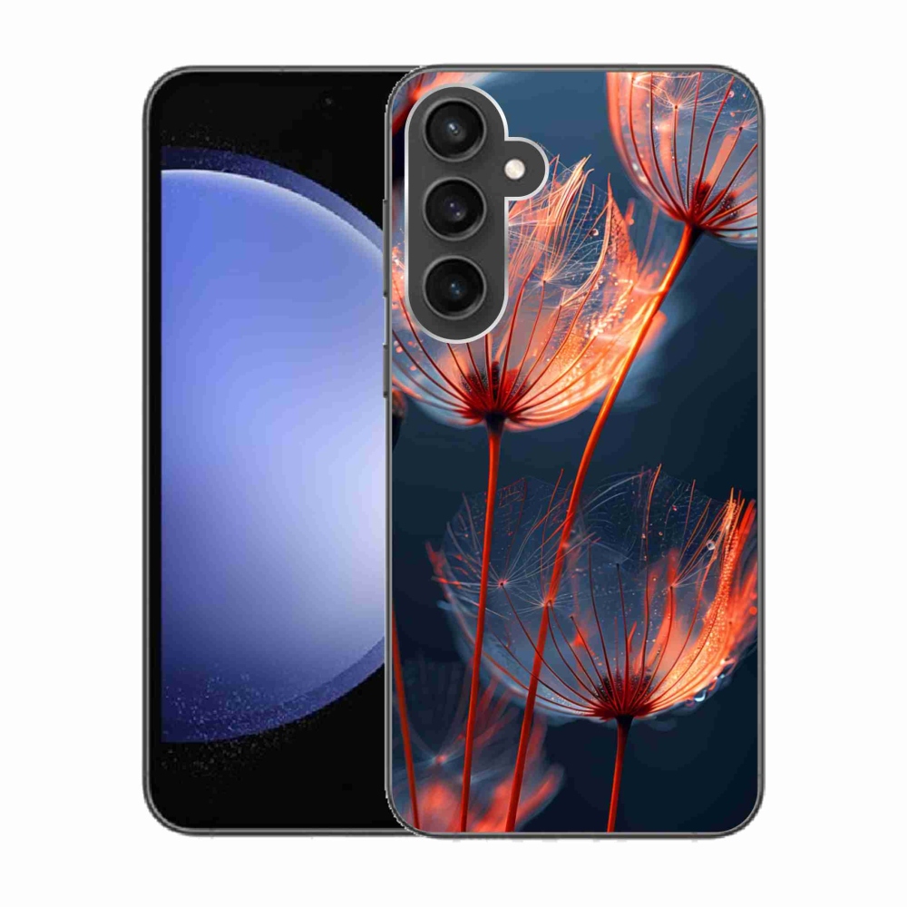 Zselés borítás mmCase Samsung Galaxy S23 FE készülékhez - világító pehely