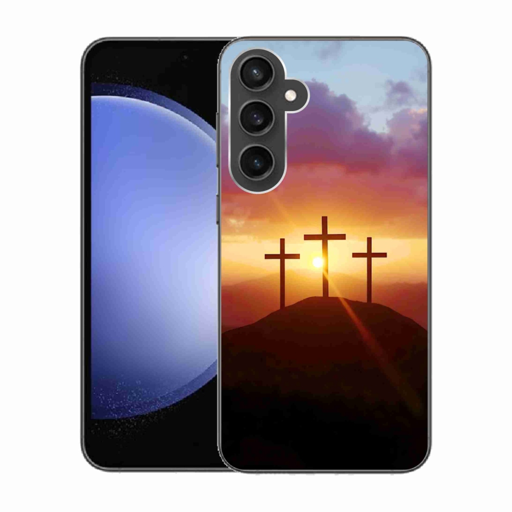 Gél borítás mmCase Samsung Galaxy S23 FE készülékhez - három kereszt