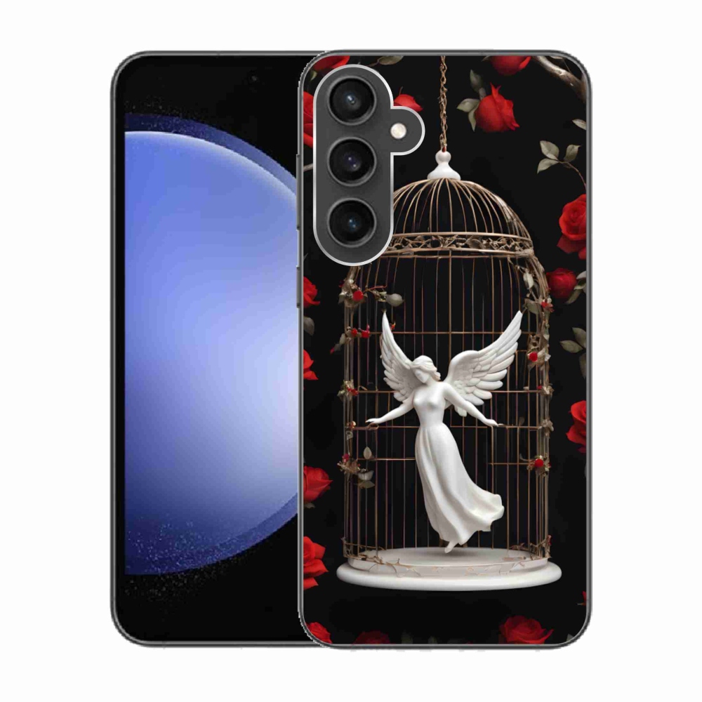 Gél borítás mmCase Samsung Galaxy S23 FE - csapdába esett angyal