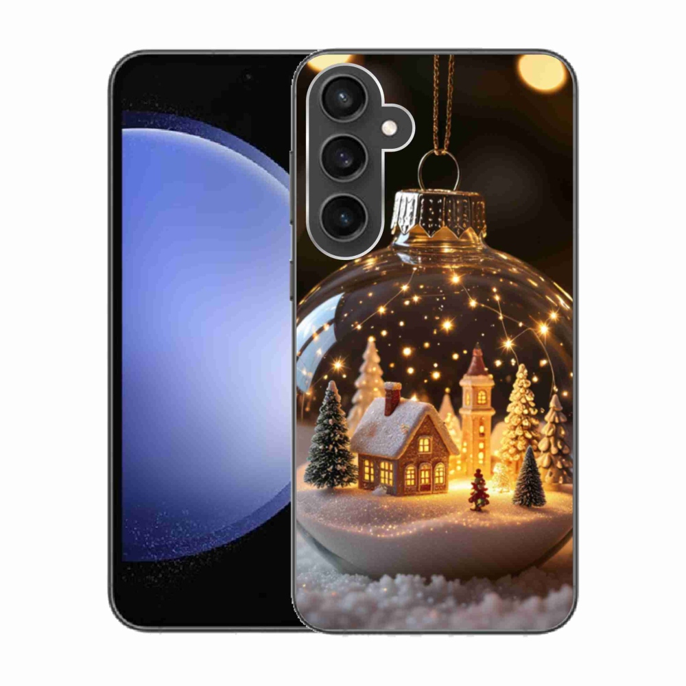 Gél borítás mmCase Samsung Galaxy S23 FE - Karácsonyi gömbök 3