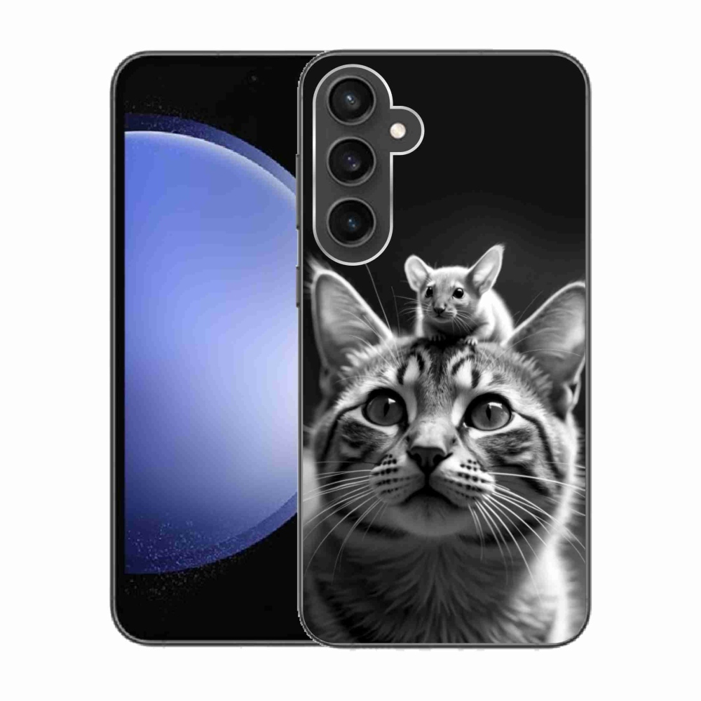 Gél borítás mmCase Samsung Galaxy S23 FE - állatbarátság 2