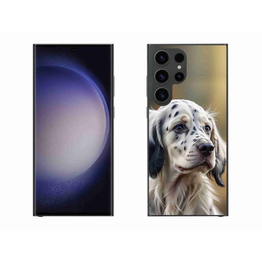 Gél borítás mmCase Samsung Galaxy S23 Ultra 5G - English Setter Samsung Galaxy S23 Ultra 5G - angol szetter